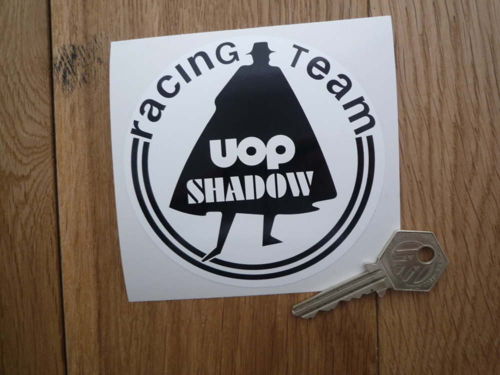 Shadow Uop Racing Team Sticker. 4