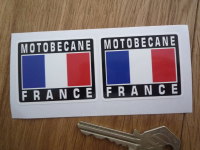 Motobecane France Tricolore Style Stickers. 2