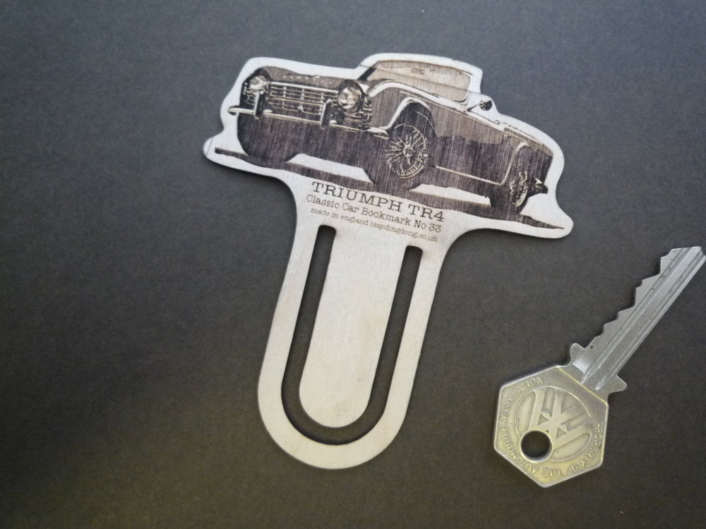 AC Shelby Cobra Wooden Laser Cut & Etched Bookmark. No.30.
