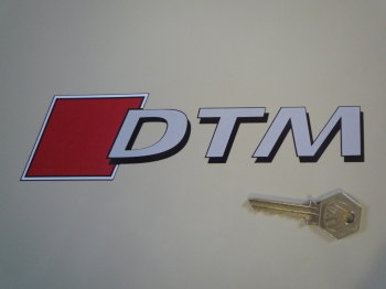 DTM Printed & Cut Text Sticker. 8".