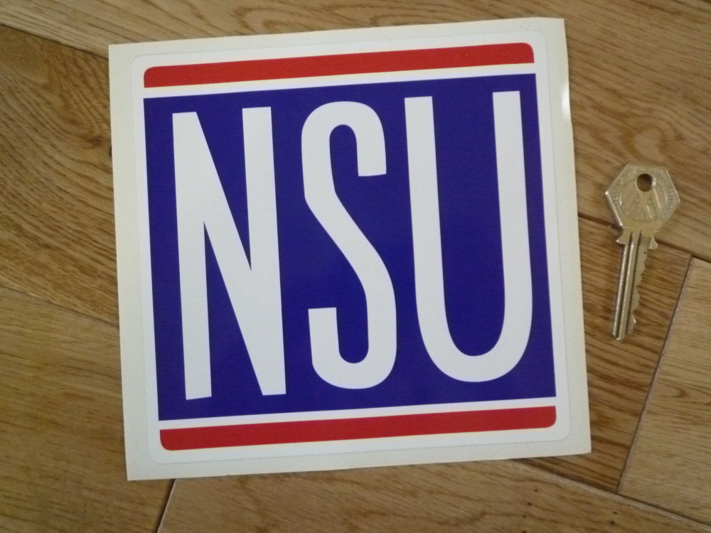 NSU Classic Square Sticker. 6