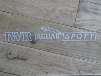 TWR Jaguar Sport Oblong Window Sticker. 12