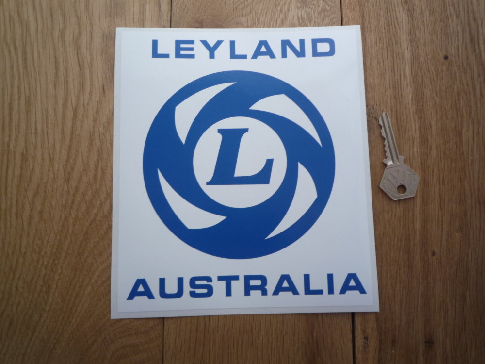Leyland Australia Unframed Logo Sticker. 8".