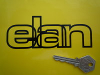 Lotus Elan Outline Style Cut Text Sticker. 5".