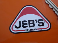 JEB's Helmets Rounded Triangle Sticker. 2.25".