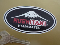 Kushitani Hamamatsu Oval Sticker. 4" or 6.5".