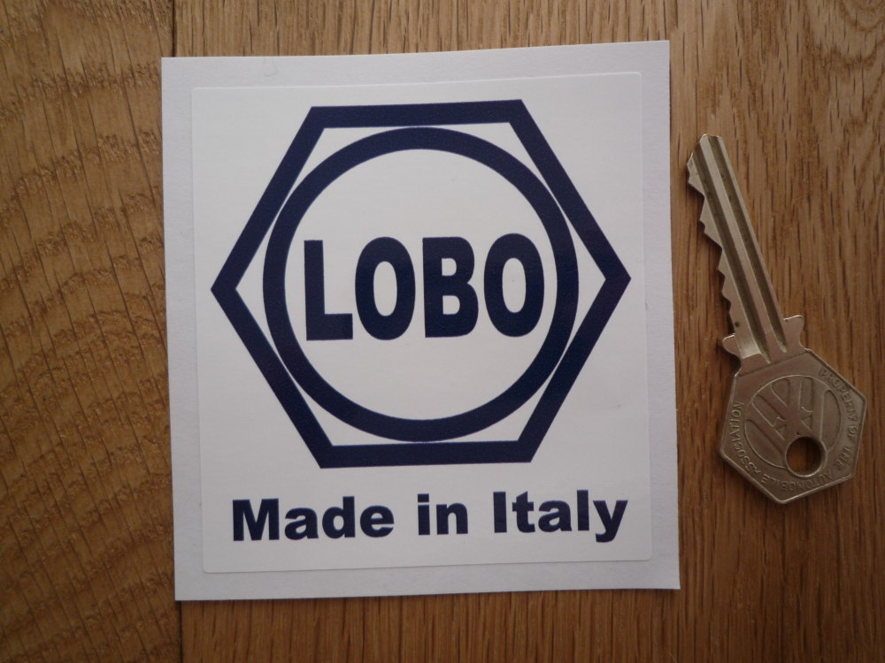 Lobo Made in Italy Sticker. 3