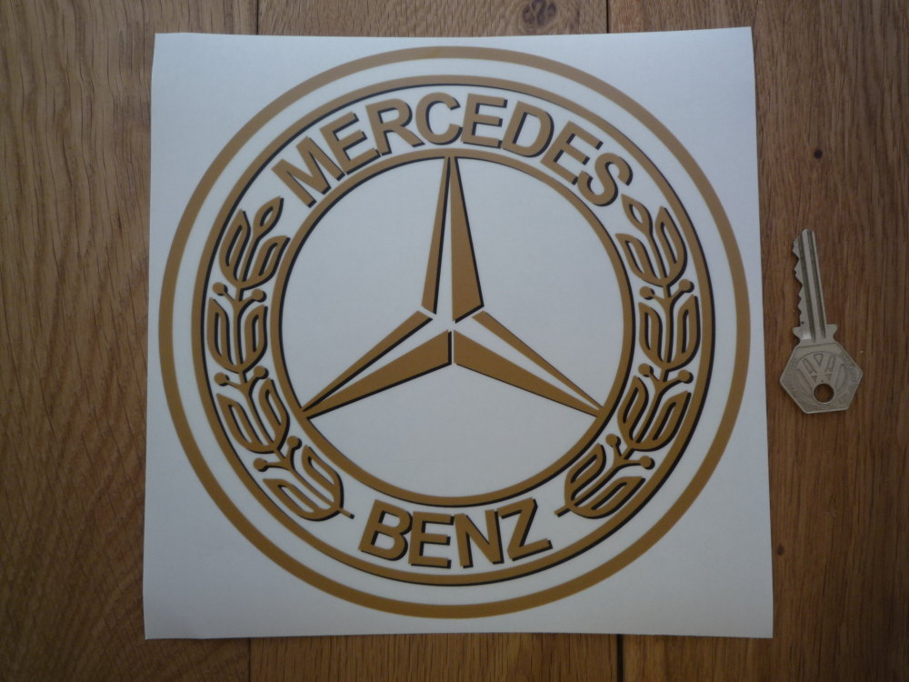 Mercedes Benz Circular Window Sticker. 8