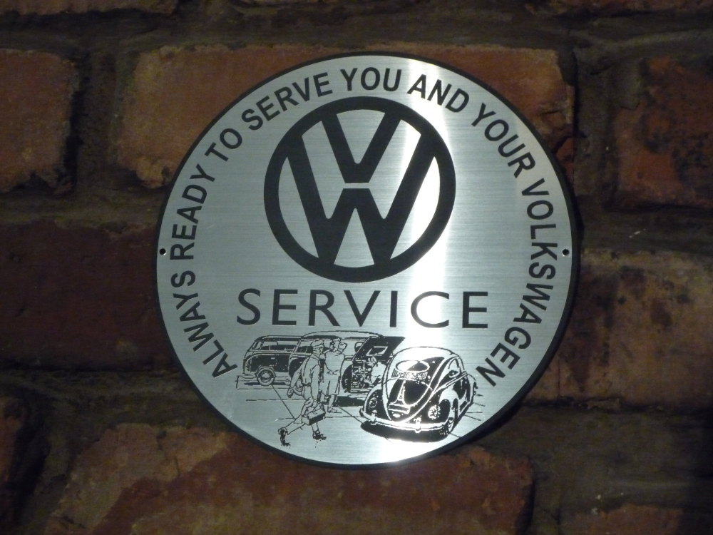 Volkswagen VW Service Style Garage Workshop Wall Plaque Sign. 8