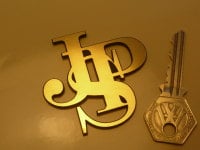 JPS John Player Special Shaped Logo Style Self Adhesive Car Badge. 2.25".