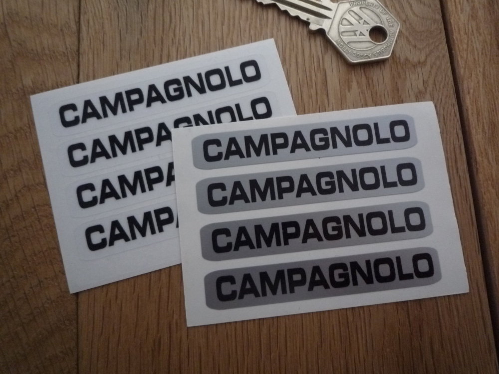 Campagnolo Text Wheel Stickers Set of 4 . 3".
