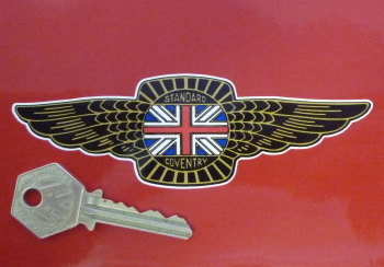 Standard Coventry Winged Sticker. 5".
