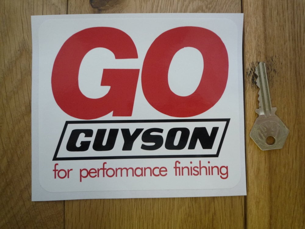 Go Guyson For Performance Finishing Sticker 5.5