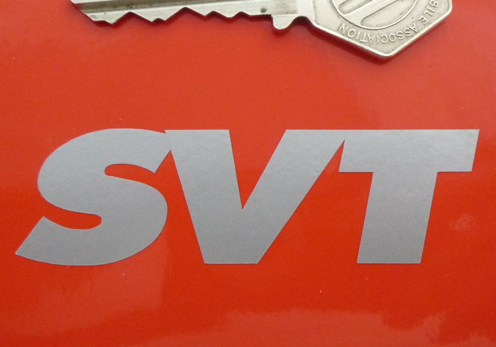 SVT Cut Vinyl Stickers. 3" Pair.