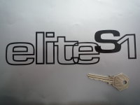 Lotus Elite S1 Outline Style Cut Vinyl Sticker. 8".