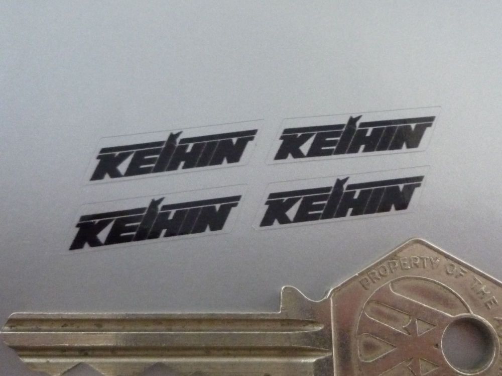 Keihin Racing Carburetor Black & Clear Stickers. 1
