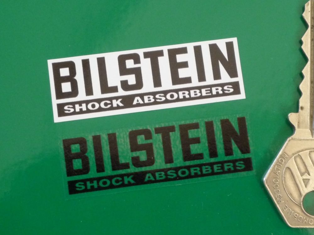 Bilstein Shock Absorbers Oblong Stickers. Set of 4. 2".
