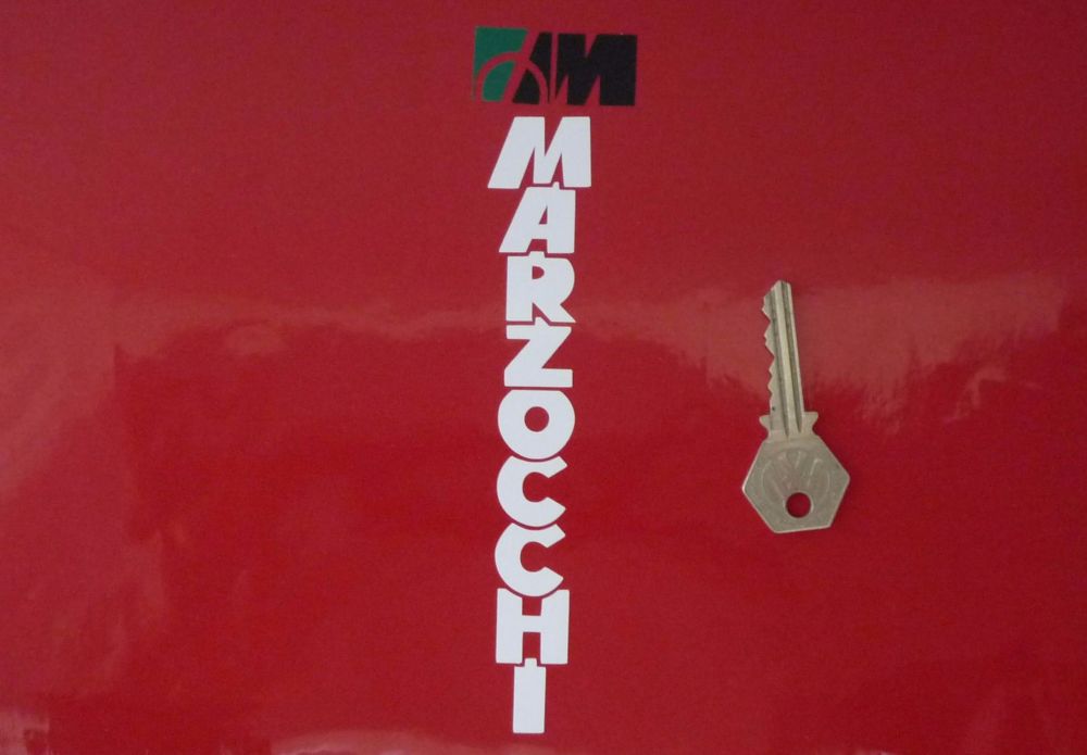 Marzocchi Cut Vinyl White, Green, & Black, Stickers. 7