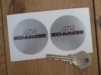 AC Schnitzer Wheel Centre Style Stickers. 50mm or 75mm Pair.