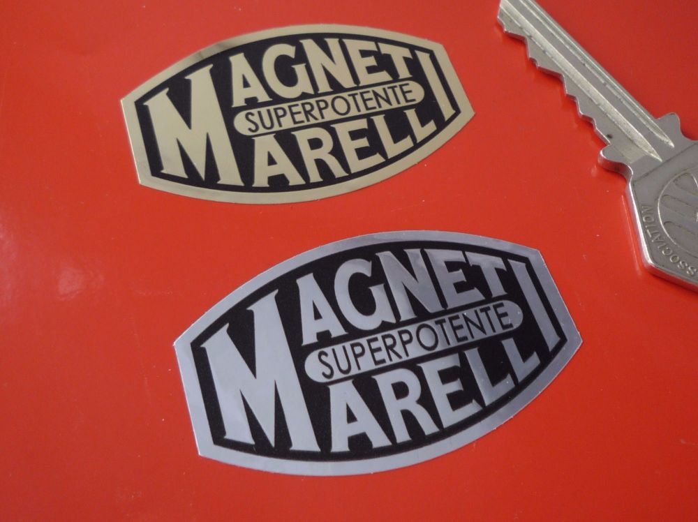 Magneti Marelli Superpotente Foil Style Sticker. 2" or 2.5".