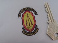 BSA Piled Arms Stickers - Flat Yellow - Full Detail Print - For Light Surfaces - 2