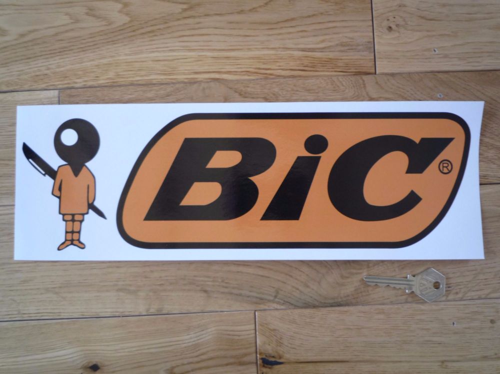 BiC Cut Out Sponsors Sticker. 14