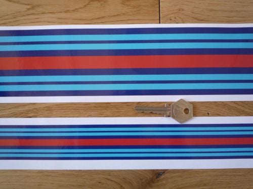 Martini Racing Plain Body Stripe Style Sticker. 55.5