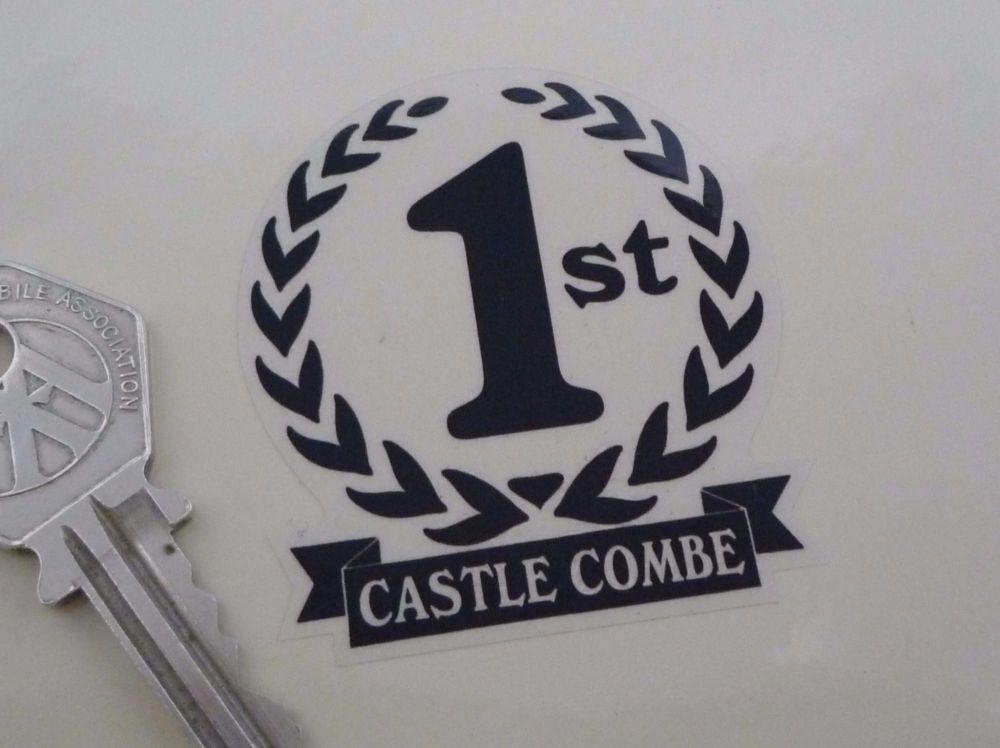 Castle Combe 1st, 2nd & 3rd Podium Garland Stickers. 2