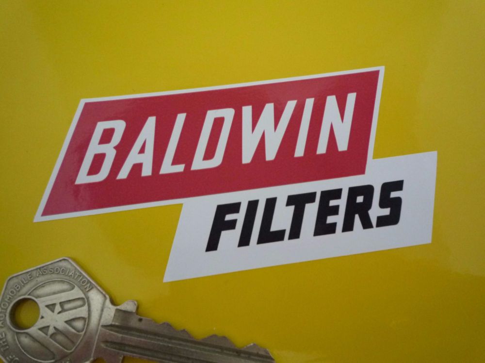 Baldwin Filters Shaped Sticker. 4