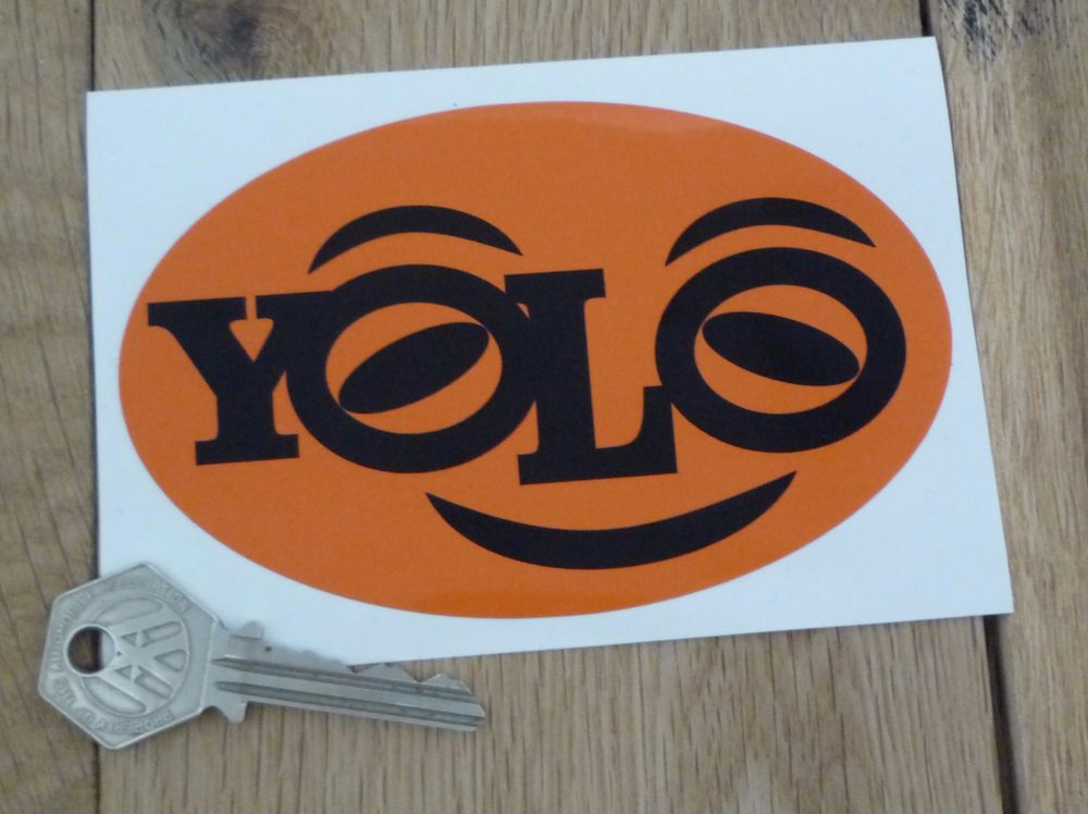 YOLO You Only Live Once Bumper Sticker. 5".