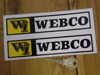 Webco Wi Oblong Stickers. 6.5