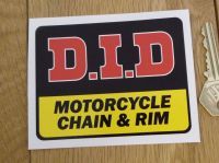 D.I.D Motorcycle Chain & Rim Sticker. 4