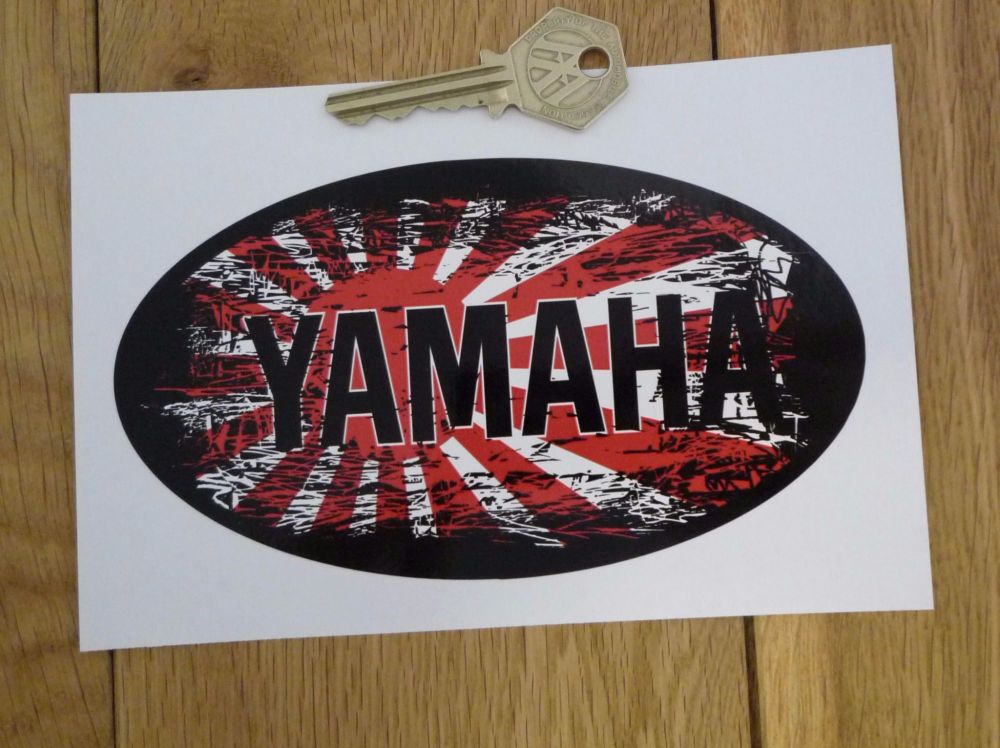 Yamaha Fade To Black Hinomaru Style Sticker. 6