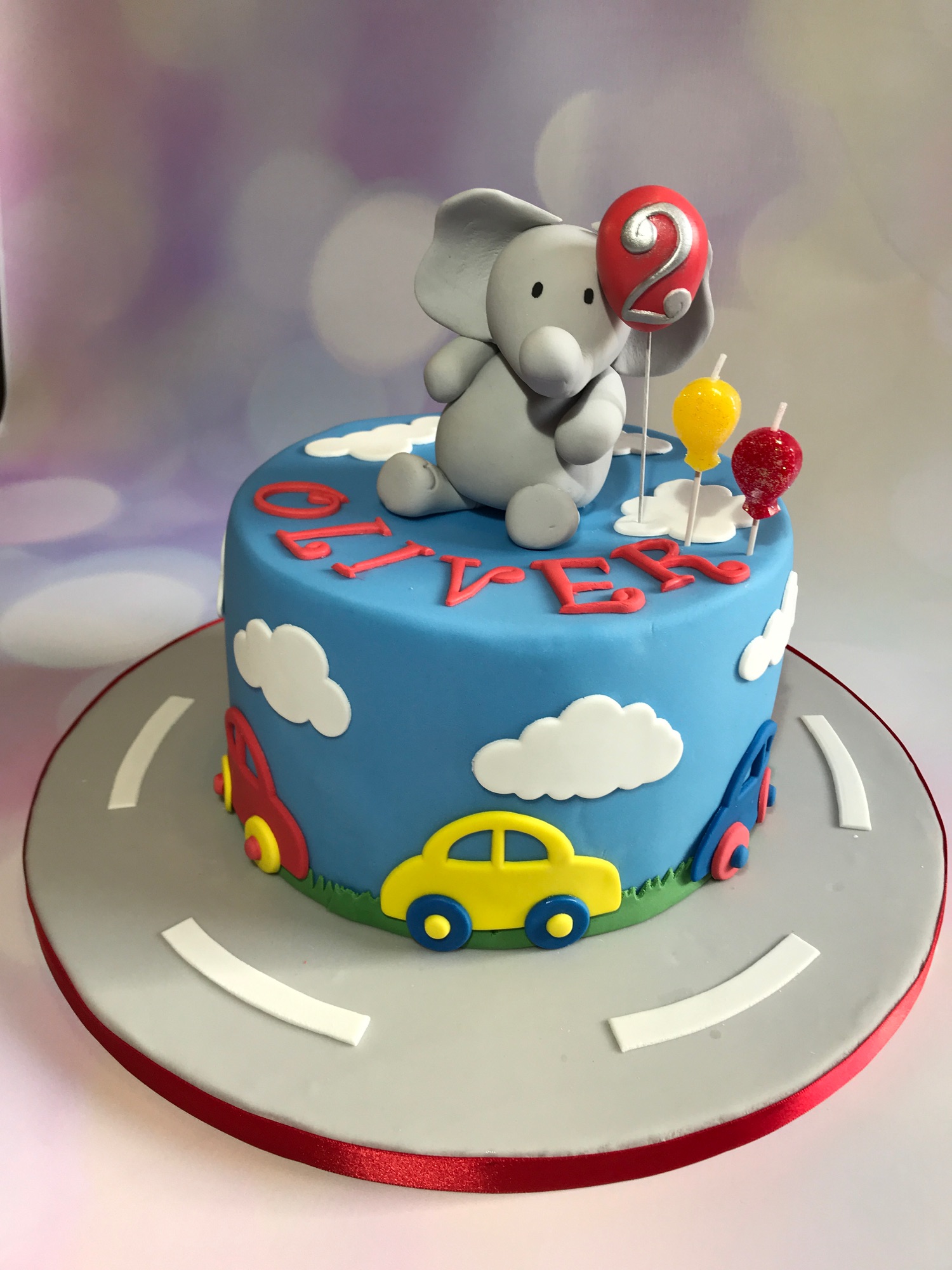 Elephant and Cars