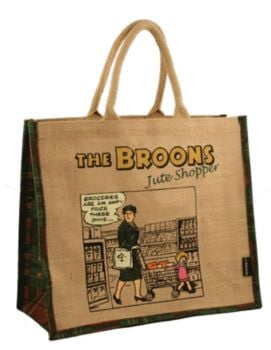 The Broons Large Shopping Bag - Ma Broon - Trolley Groceries - Scottish Broons Characters