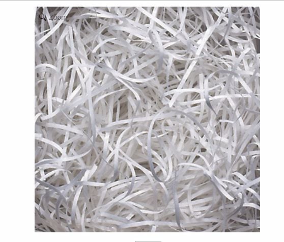 500 g  White Fine Shredded Paper - Gift Wrapping - Packaging