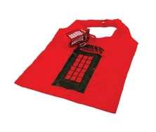 Iconic Red Telephone Box Shaped - Folding Shopping Bag