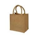 5 x Medium Natural Jute Shopping Bag 30 x 30 cm 