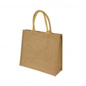 1 x Large Natural Jute Shopping Bag 40 x 35 cm - Plain