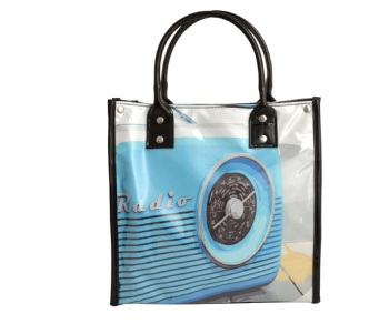 Retro Radio - Insulated Lunch Tote Bag/Handbag