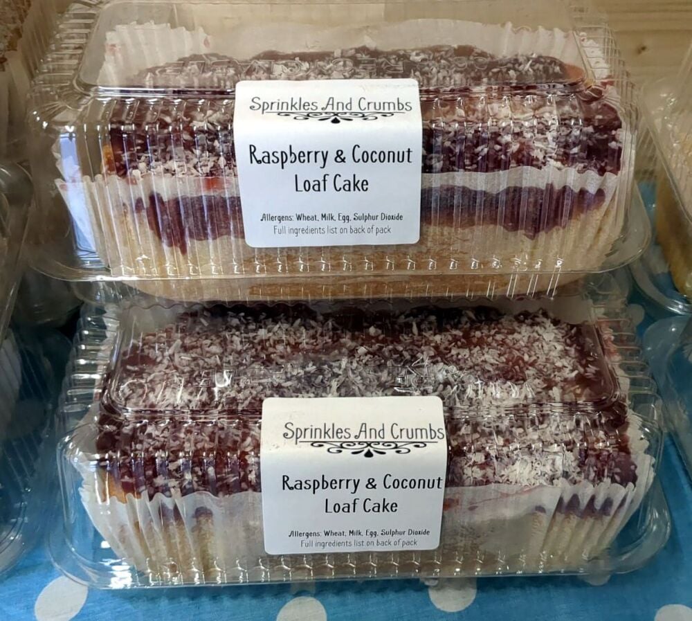 Raspberry & Coconut Loaf Cake