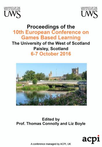 ECGBL 2016 Proceedings