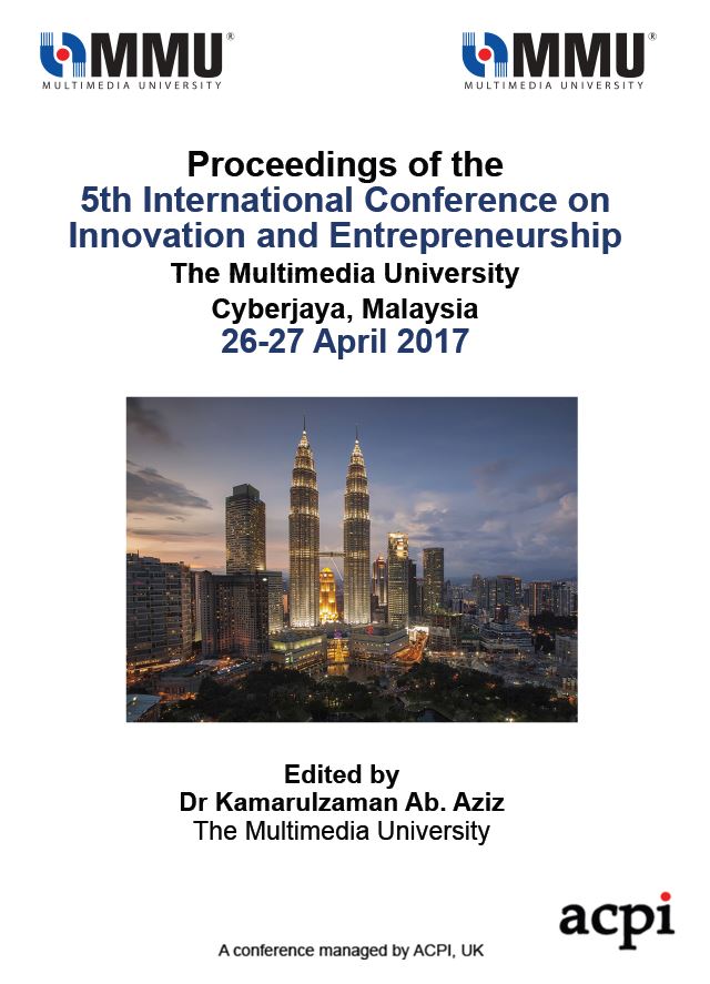 ICIE 2017 PDF - Proceedings of the 5th International Conference on Innovation and Entreprenurship