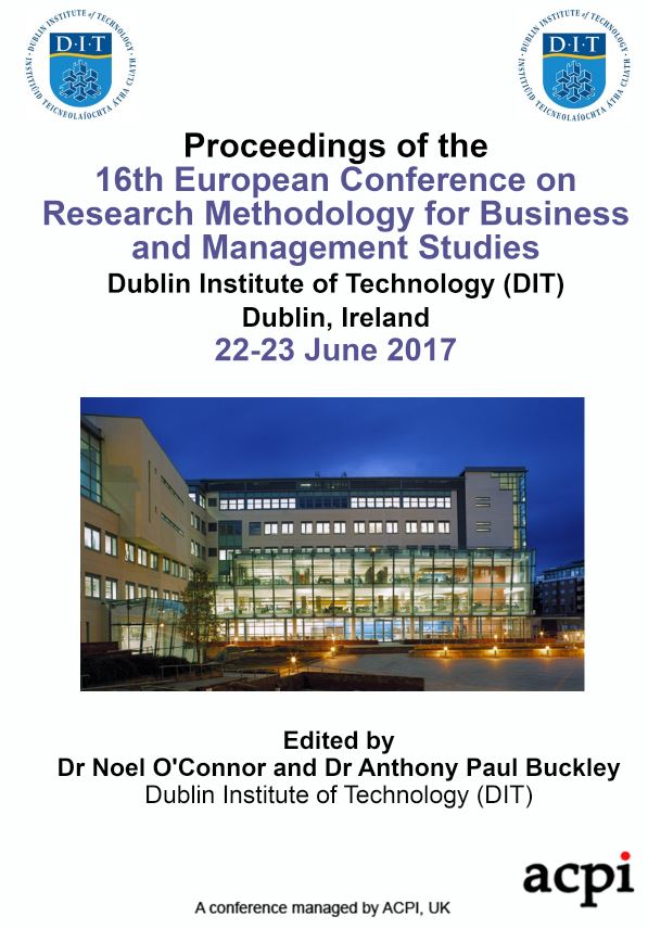 ECRM 2017 PDF - Proceedings of the 16th European Conference on Research Methods in Business and Management
