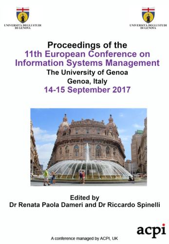 ECISM 2017 PDF - Proceedings of the 11th European Conference on Information Systems Management 