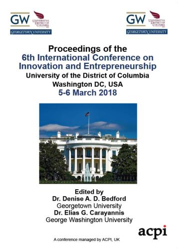 ICIE 2018 PDF - Proceedings of the 6th International Conference on Innovation and Entrepreneurship