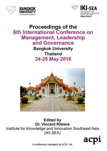 ICMLG 2018 - Proceedings of the 6th International Conference on Management, Leadership and Governance PRINT VERSION