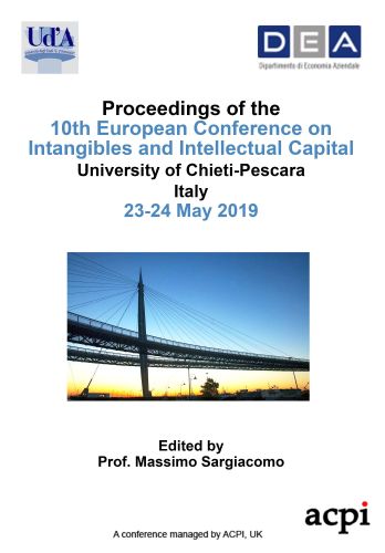 ECIIC 2019 - Proceedings of the 10th European Conference on Intangibles and Intellectual Capital PRINT VERSION