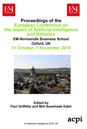 ECIAIR 2019 - Proceedings of the European Conference on the Impact of Artificial Intelligence and Robotics PRINT VERSION