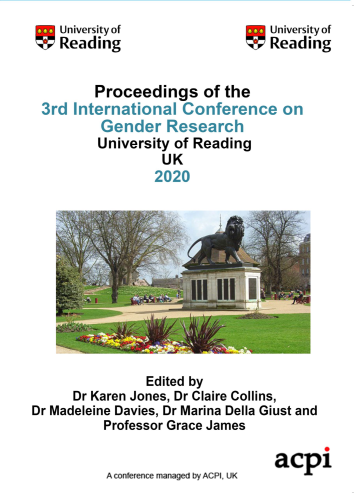 ICGR 2020 PDF- Proceedings of the 3rd International Conference on Gender Research